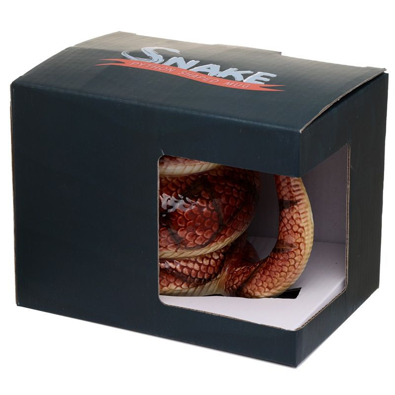 Thumbnail: Python Coiled Snake Ceramic Shaped Mug - Novelty Gift - Limited Stock