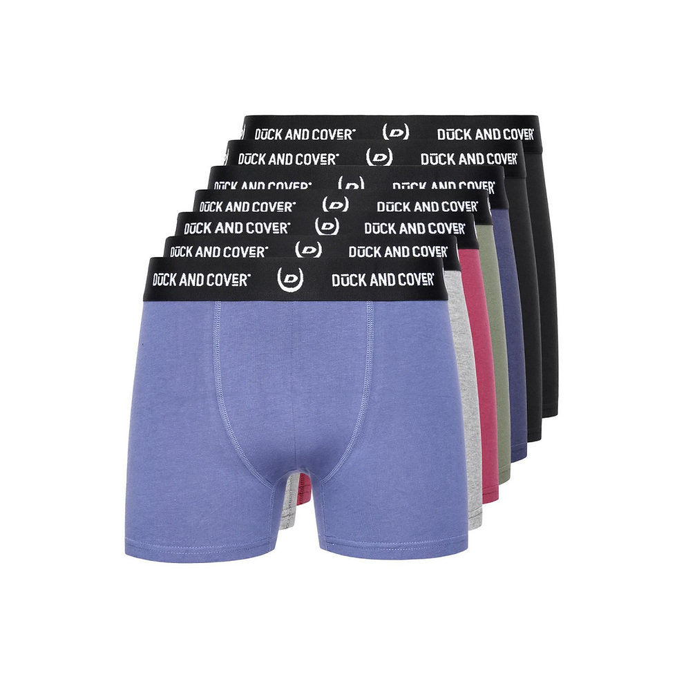 Thumbnail: Anvilli Men’s 7 Pack Boxer Shorts
