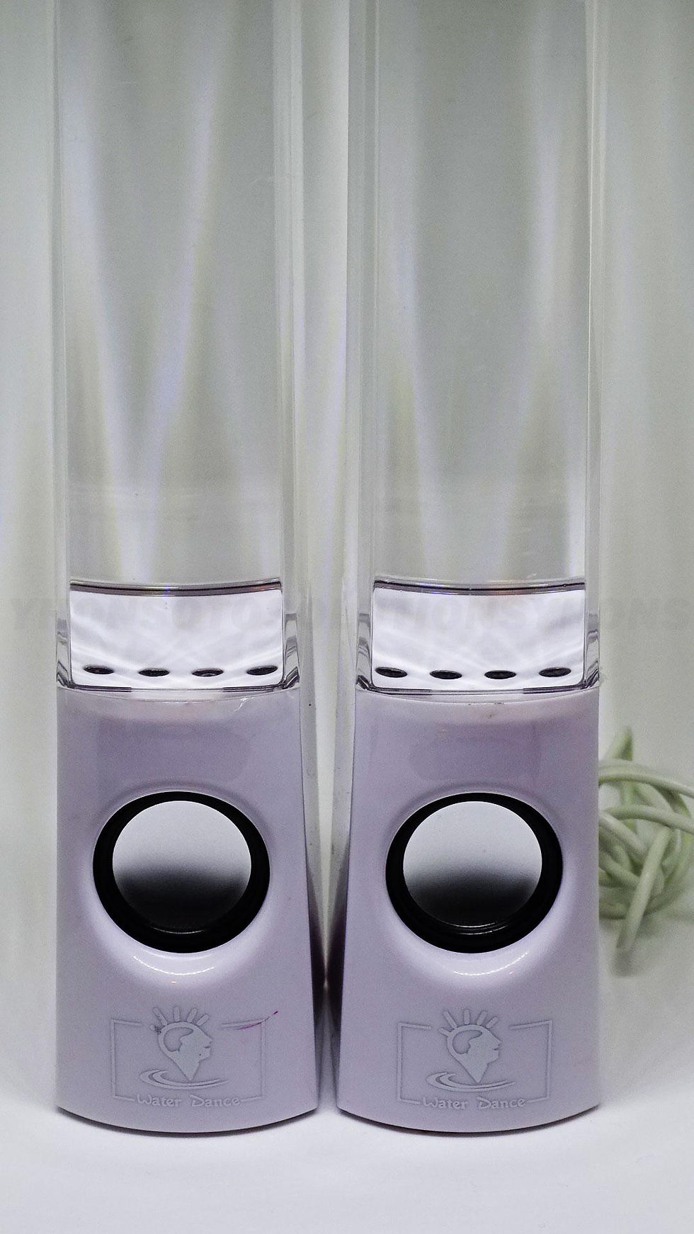 Thumbnail: White Stereo Music Led Water Dancing Fountain Light Speakers For Usb Pc Mobile