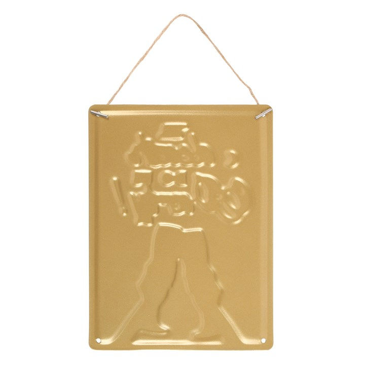 Thumbnail: Til Death Do Us Party Champagne Hanging Metal Sign
