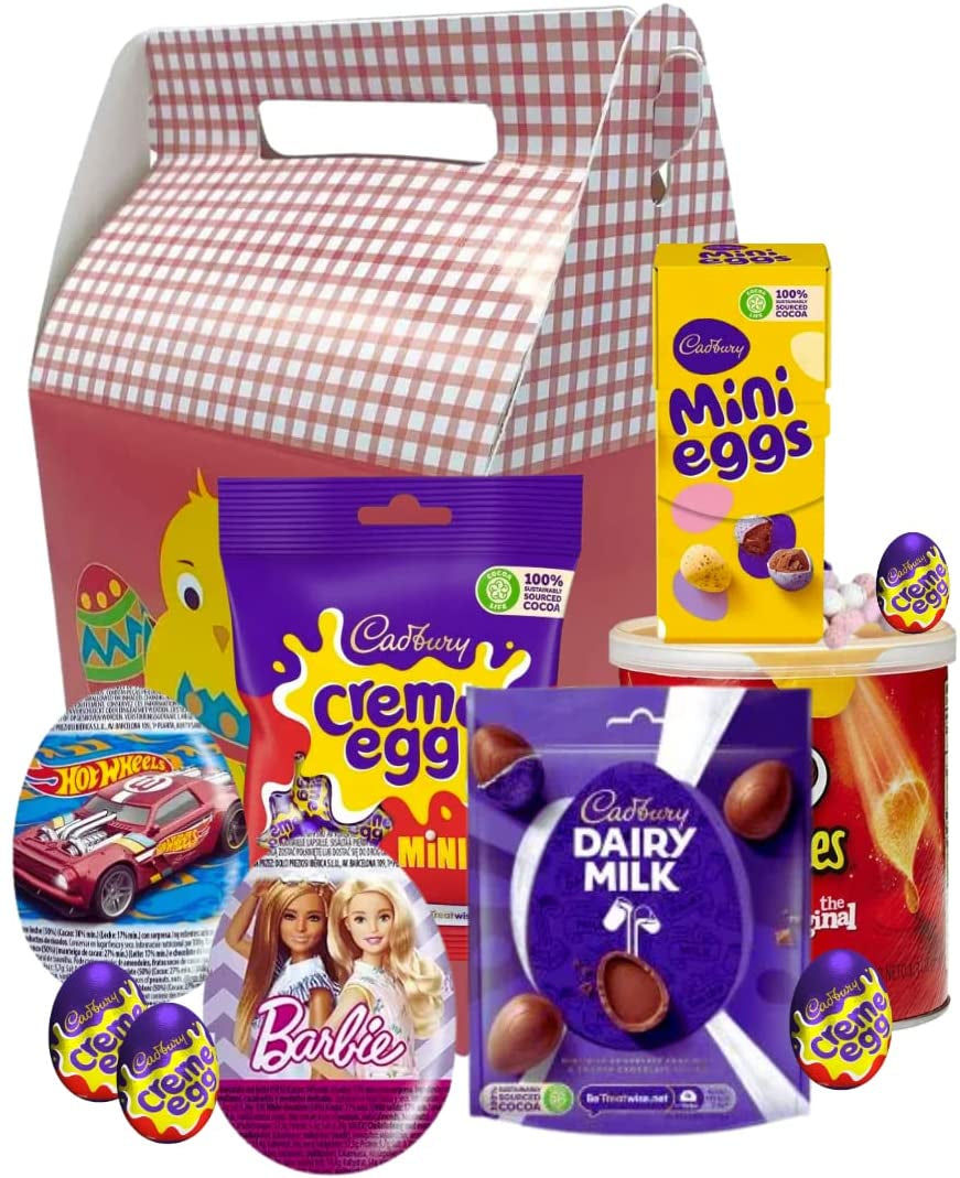 Thumbnail: Kids Easter Eggs Hamper - Easter Egg Bundle - Kids Character Eggs - Cadburys Min