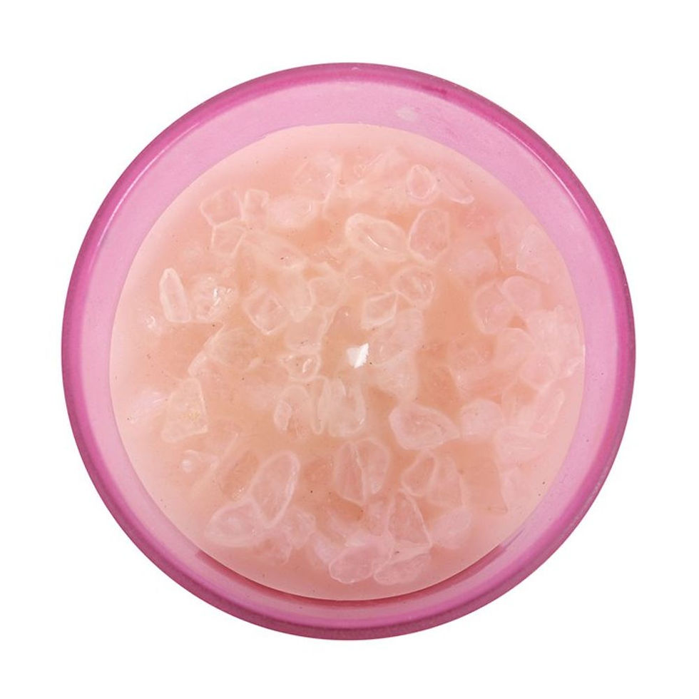 Thumbnail: Crown Chakra Blackberry Crystal Chip Candle