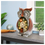 Thumbnail: Garden Statue Owl Figurines,Solar Powered Resin Animal Sculpture with 5 Led Ligh