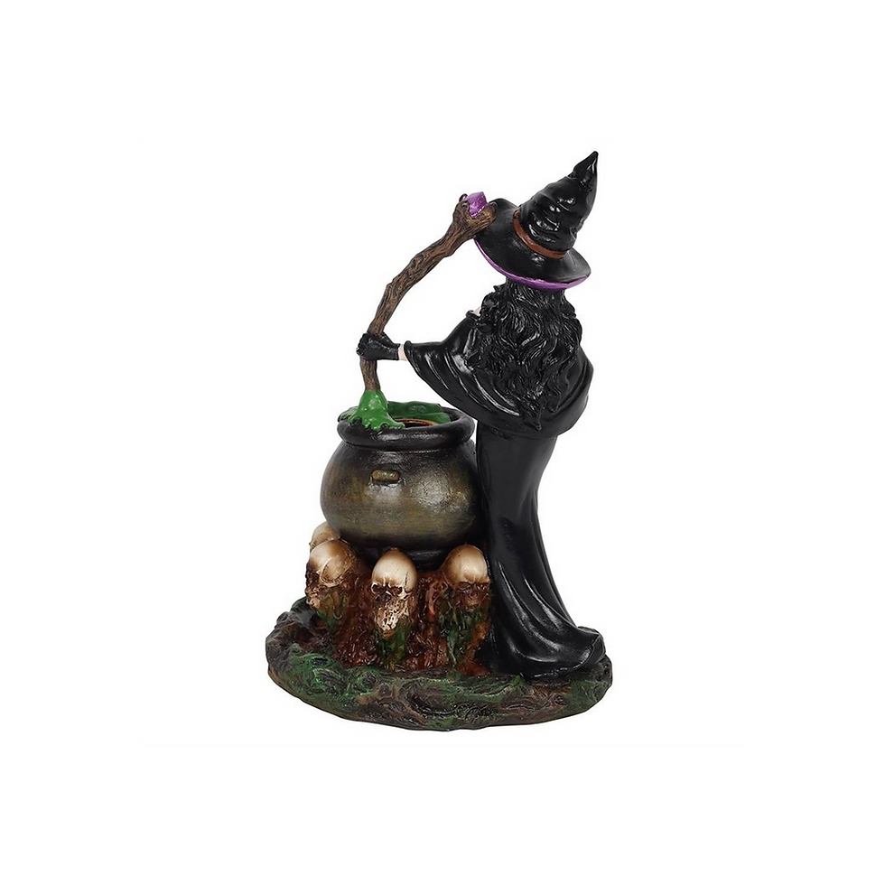 Thumbnail: Witch with Cauldron Backflow Incense Burner
