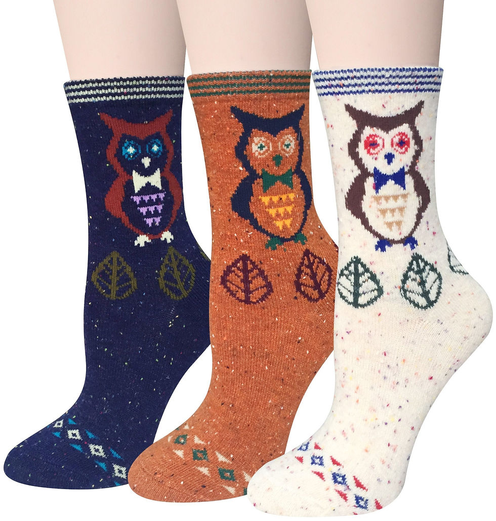 Thumbnail: 5 Pairs Womens Socks Wool Thermal Warm Knitting Ladies Socks Novelty Gift