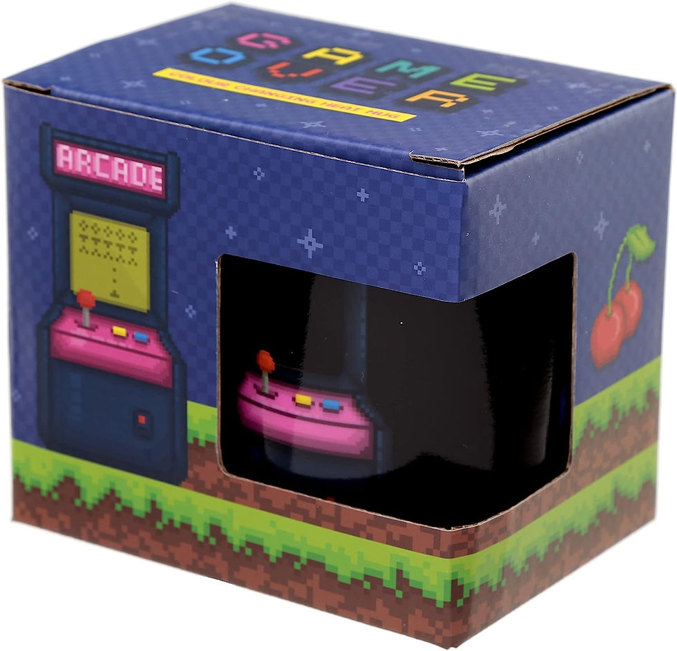 Thumbnail: Game Over Heat Changing Colour Change porcelain Mug, Tea Coffee Hot Drinks Micro