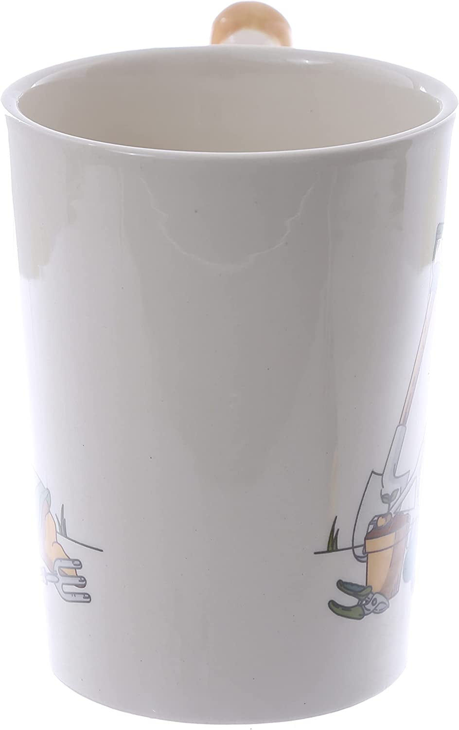 Thumbnail: Garden Trowel Ceramic Shaped Handle Mug, Tea Coffee Hot Drinks, Decorative Gift