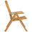 Thumbnail: Reclining Garden Chair 2 pcs Solid Wood Teak