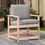 Thumbnail: Garden Chair Wax Brown 62x56x77 cm Solid Wood Pine