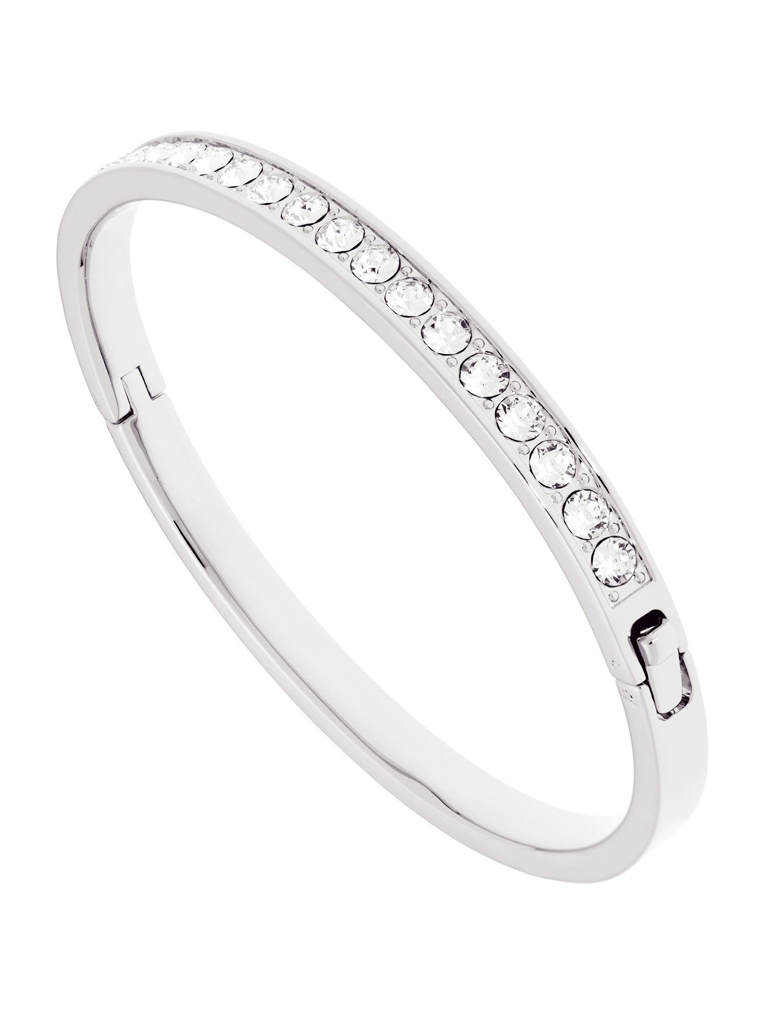 Ted Baker Clemara Hinge Crystal Bangle - Gold, Rose Gold and Silver Tone Options