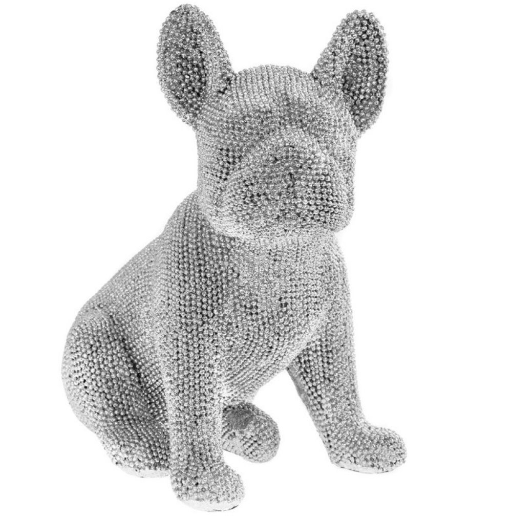 Sitting Glitter French Bulldog 20cm Shipping furniture UK
