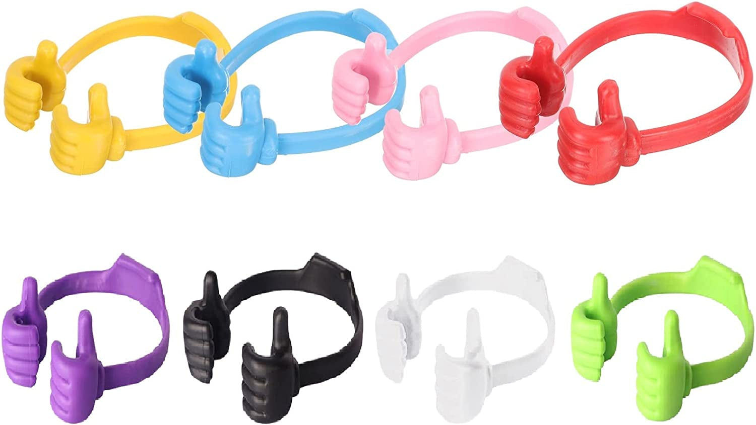 8-Piece Flexible Universal Phone Stand Set for Easy Hands-Free Phone Use
