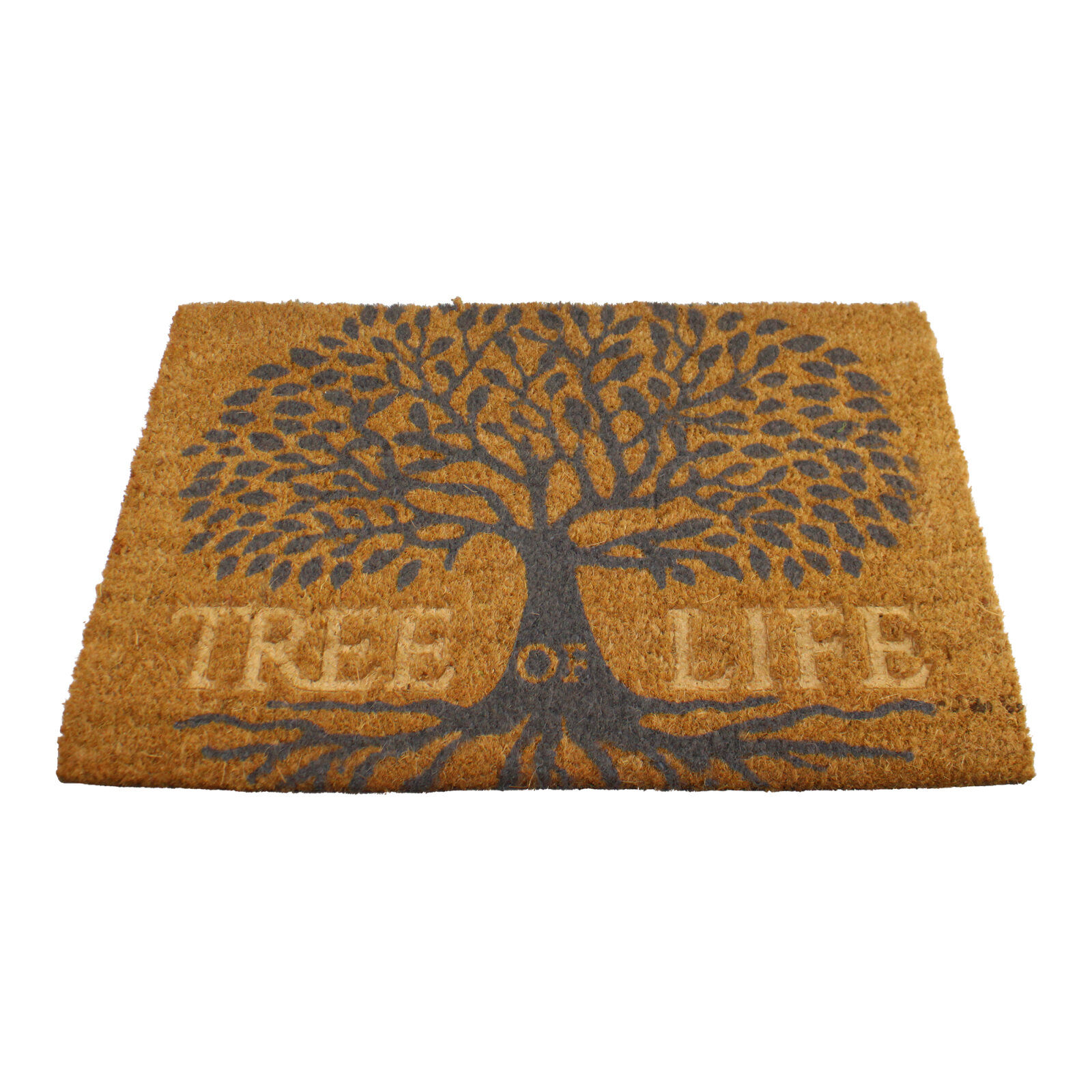 Tree Of Life Design Coir Doormat, 60x40cm Shipping furniture UK
