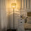 Thumbnail: Farmhouse Floor Lamp for Living Room Bedroom with Rattan Wicker, Natural