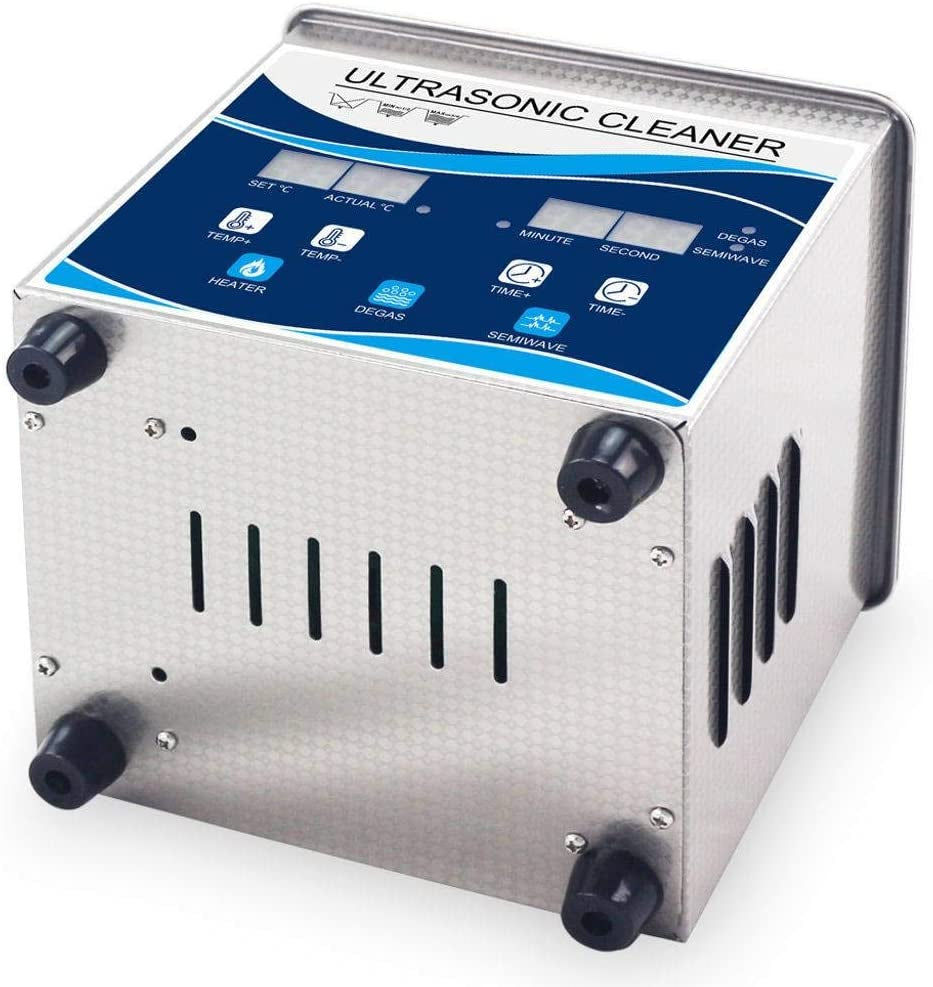 Thumbnail: 1.3L Digital Ultrasonic Cleaner, With Heater Stainless Steel Ultrasonic Cleaning