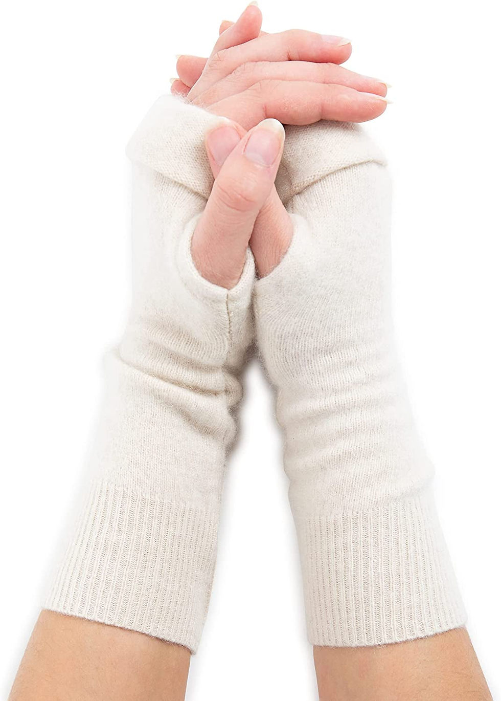 Thumbnail: Classic Cashmere Fingerless Gloves