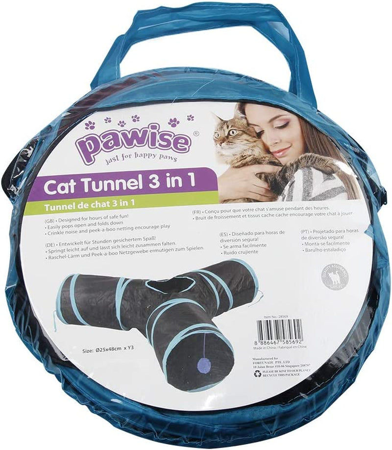 Thumbnail: Cat Toys Cat Tunnel and Cat Cube Pop Up Collapsible Kitten Indoor Outdoor Toys