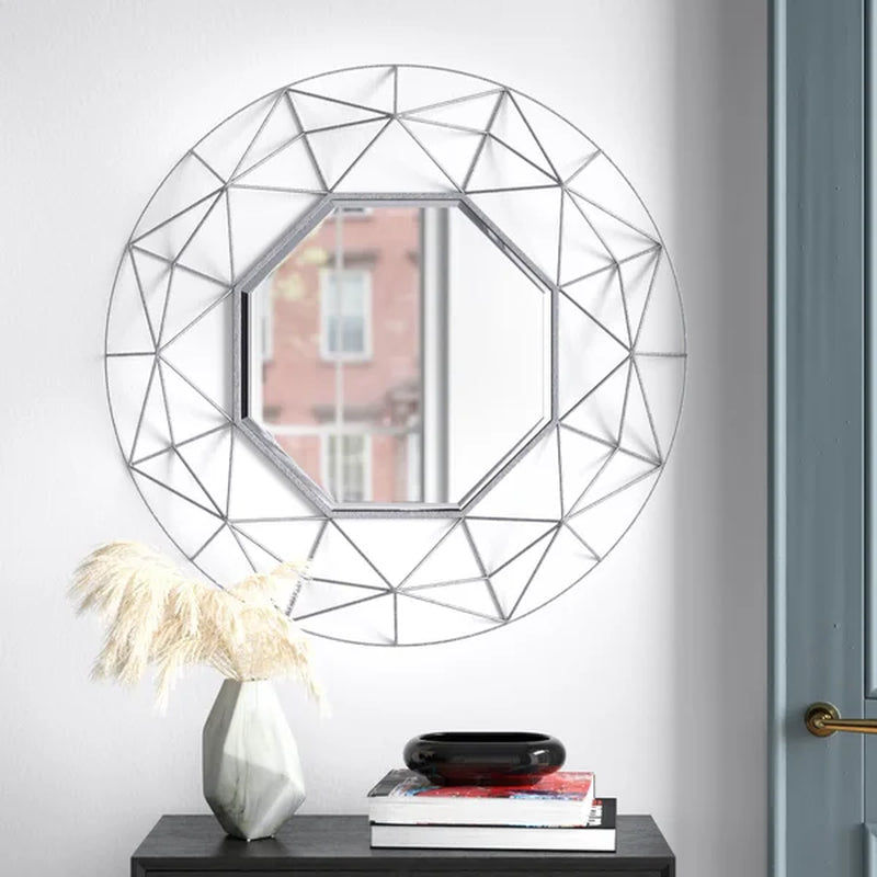 Thumbnail: Cassano round Metal Wall Mirror