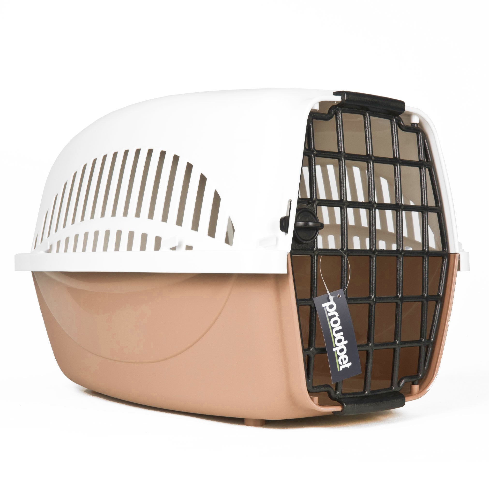 Hard Brown Pet Carrier - Small | Home Essentials UK