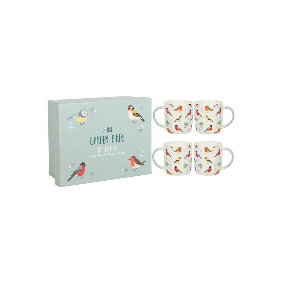 Thumbnail: Set of 4 Garden Bird Mugs