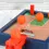 Thumbnail: Basketball Mini Desktop Tabletop Game Set for Indoor/Outdoor, Travel, Office Fun