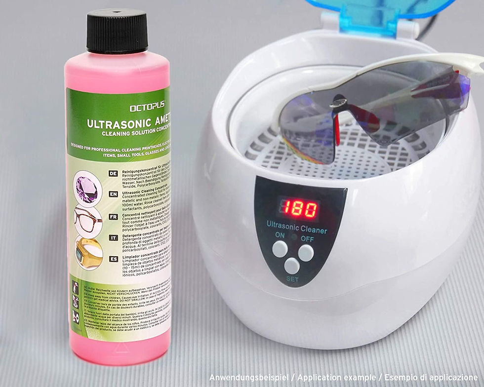 Thumbnail: Special Ultrasonic Cleaner, concentrate for use in ultrasonic cleaner, spectacle