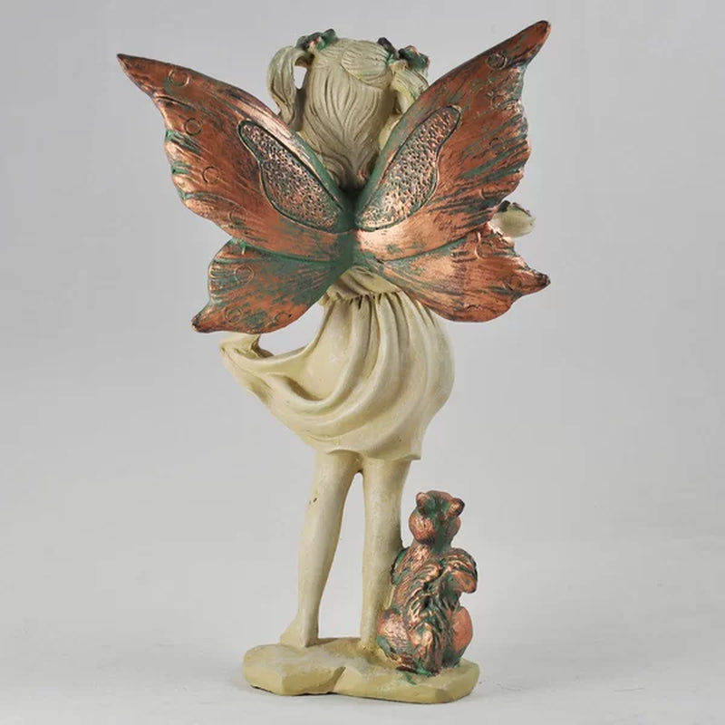 Thumbnail: Arundel Forest Fairy Standing with a Squirrel Statue