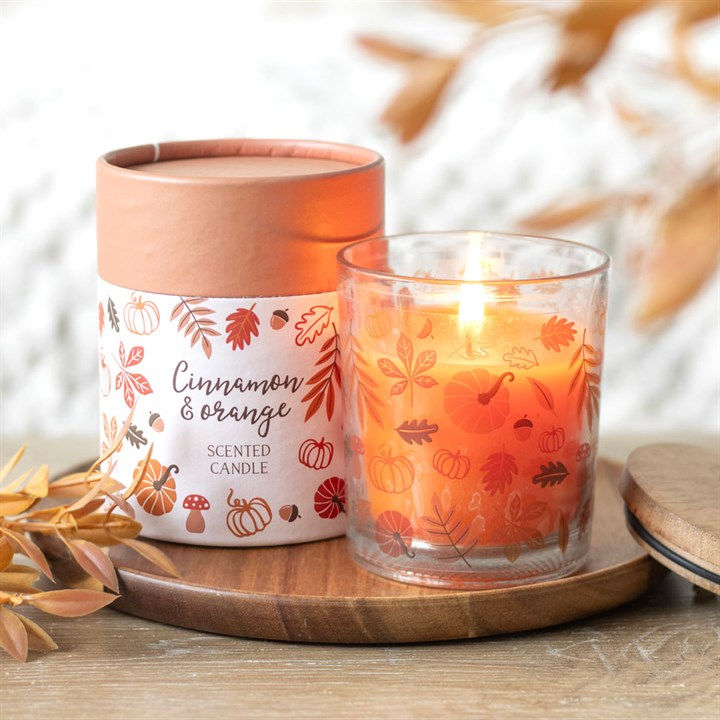 Thumbnail: Autumn Leaves Cinnamon & Orange Candle