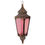 Thumbnail: Pierced Fretwork Gold Glass Moroccan Style Hanging Lantern