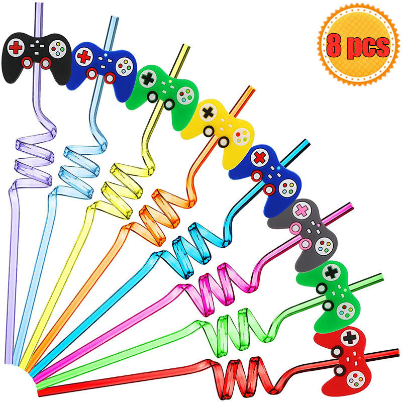 Thumbnail: Game On Party Supplies Cups, Plates, Straws, Tableware, Banner, Balloons, Decor