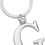 Thumbnail: Keyring Letter - Initial Alphabet Key Ring Charm (E)