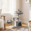 Thumbnail: Cat Tree, Small Cat Tower, Kitten Scratching Post, Light Grey PCT59W