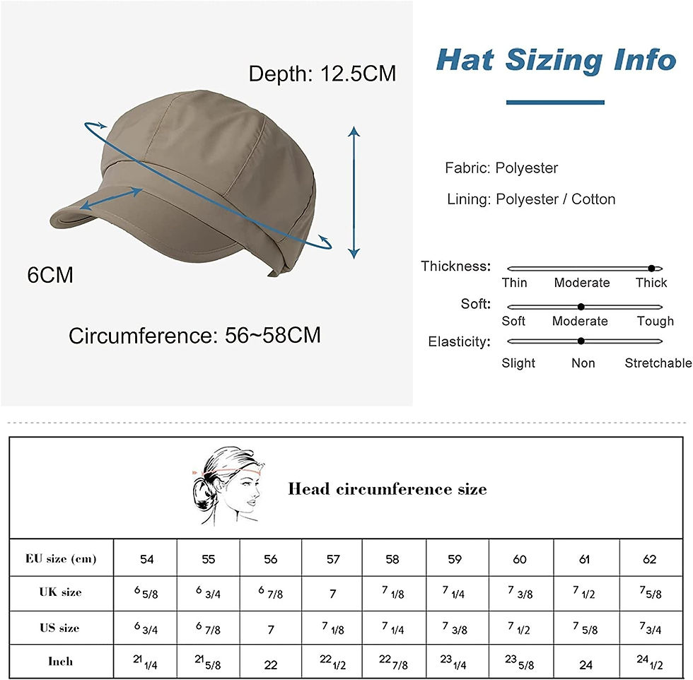 Thumbnail: Bucket Hat for Women Rain Waterproof Packable Foldable