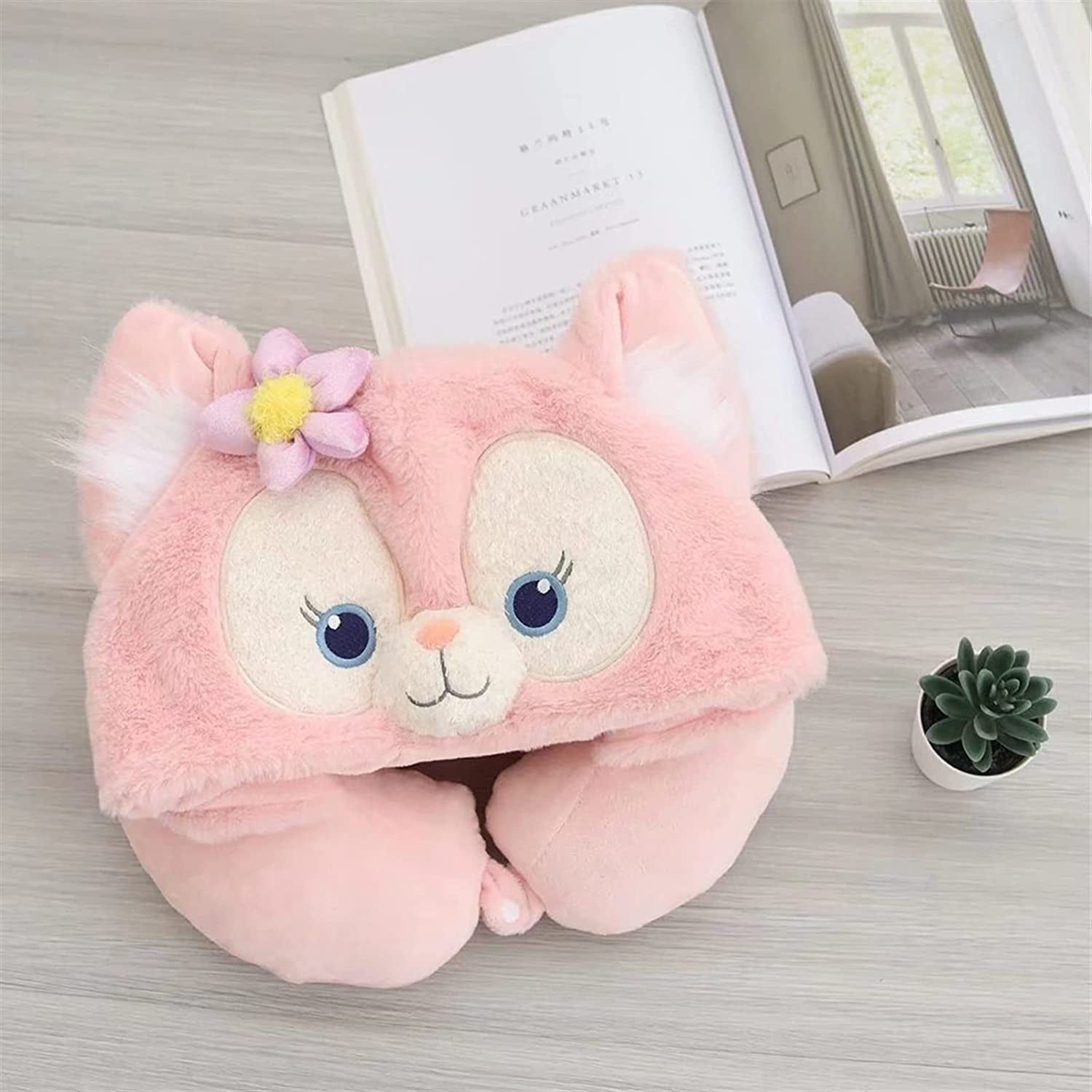 Sleepytime Anime Dreamer Hooded Travel Pillow