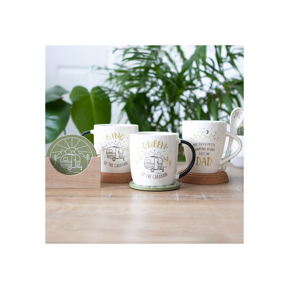 Thumbnail: Dad Camping Buddy Mug and Spoon Set