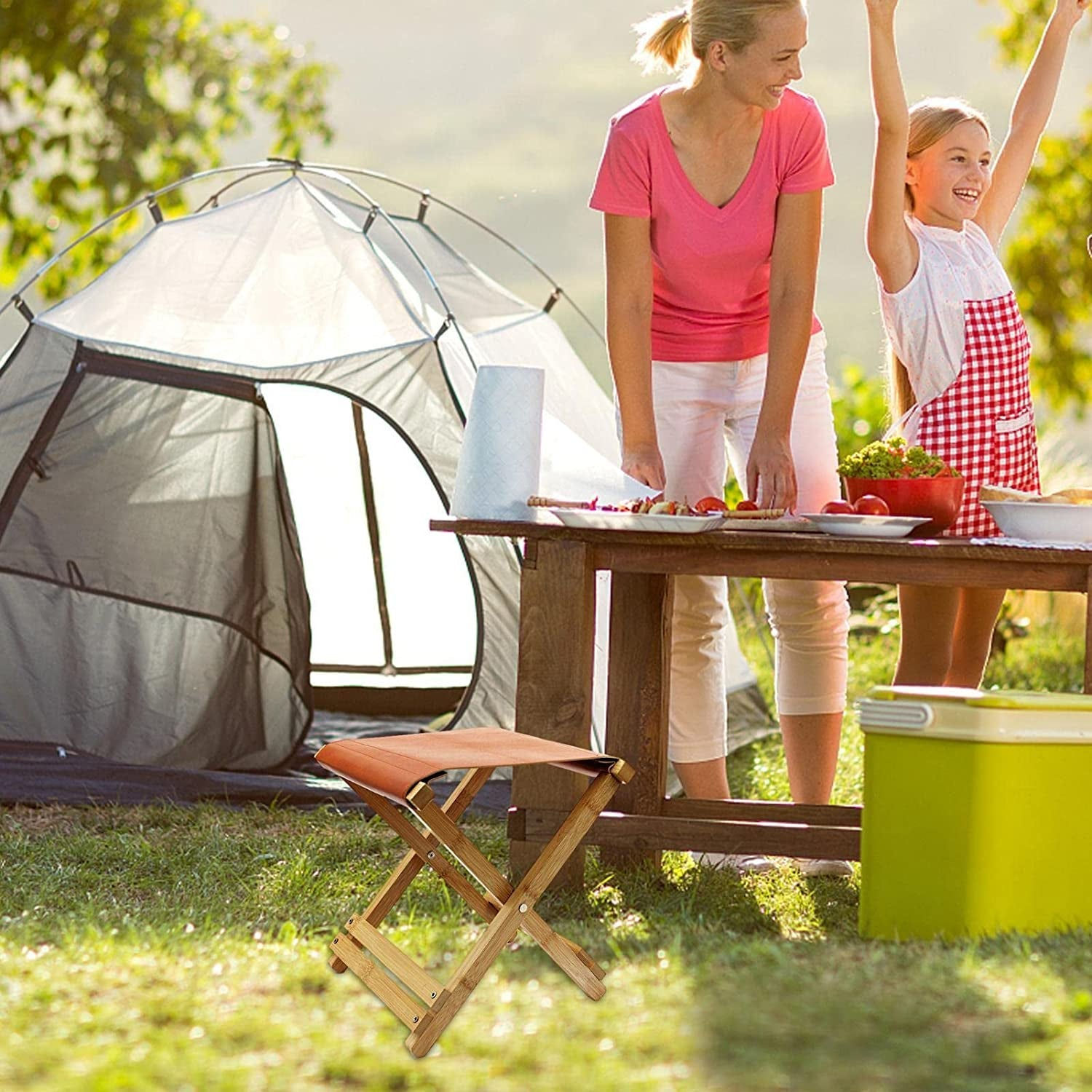 Portable Camp Stools: Lightweight and Easy-Fold Design for Adults