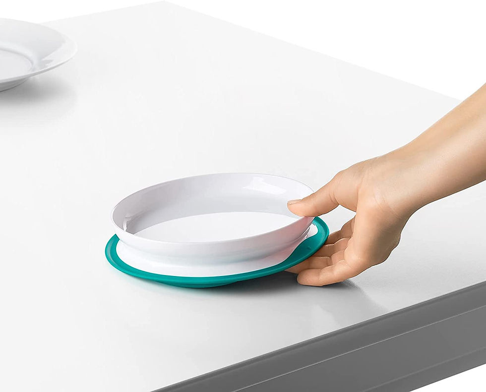 Thumbnail: Tot Stick & Stay Suction Plate - Teal