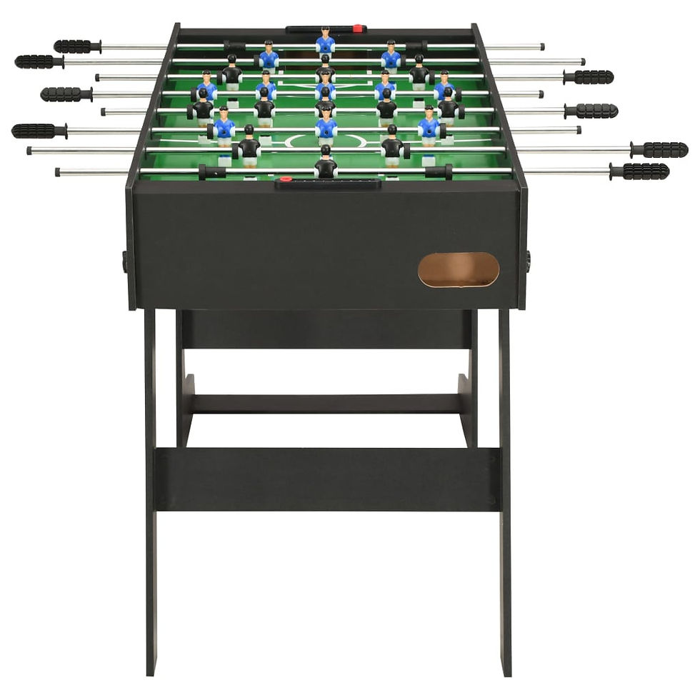 Thumbnail: Folding Football Table 121x61x80 cm Black