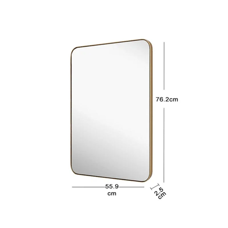 Thumbnail: Mccreery Rectangle Metal Wall Mirror