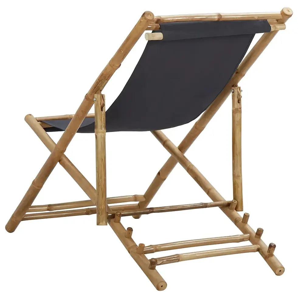 Thumbnail: Deck Chair Bamboo and Canvas