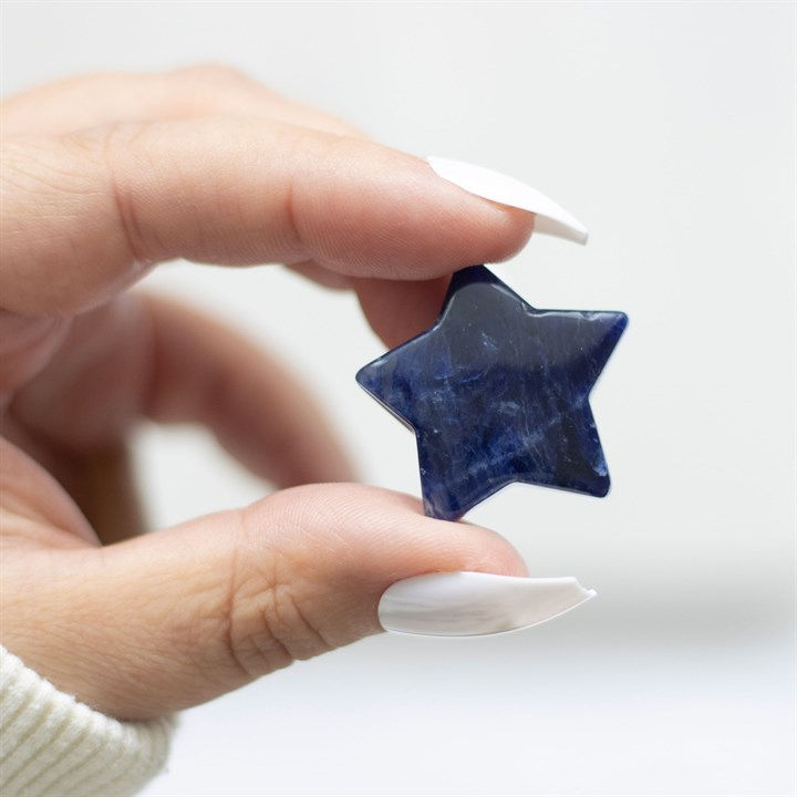 Thumbnail: Lucky Stars Lucky Sodalite Crystal Star in a Bag