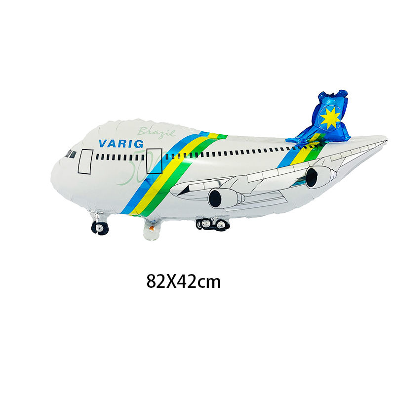 Thumbnail: 1pcs Airplane Foil Balloon, Plane Globos Cat Aircraft Birthday Party Decoration
