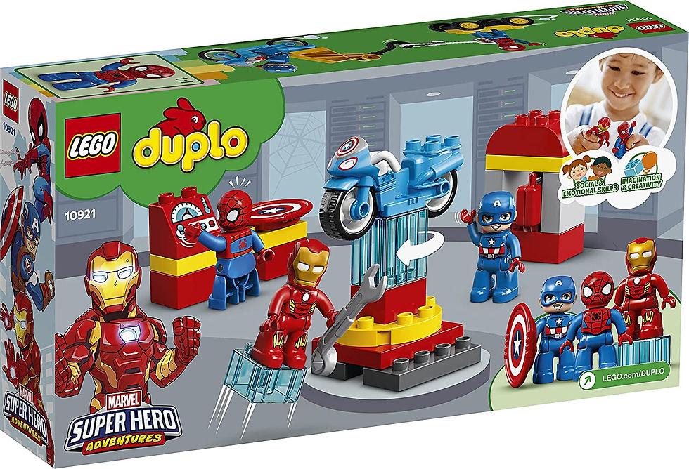 Thumbnail: 10921 DUPLO Super Heroes Marvel Lab with Spiderman, Ironman and Captain America,