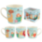 Christmas New Bone China Mug - Festive Friends Sloth Novelty Gift
