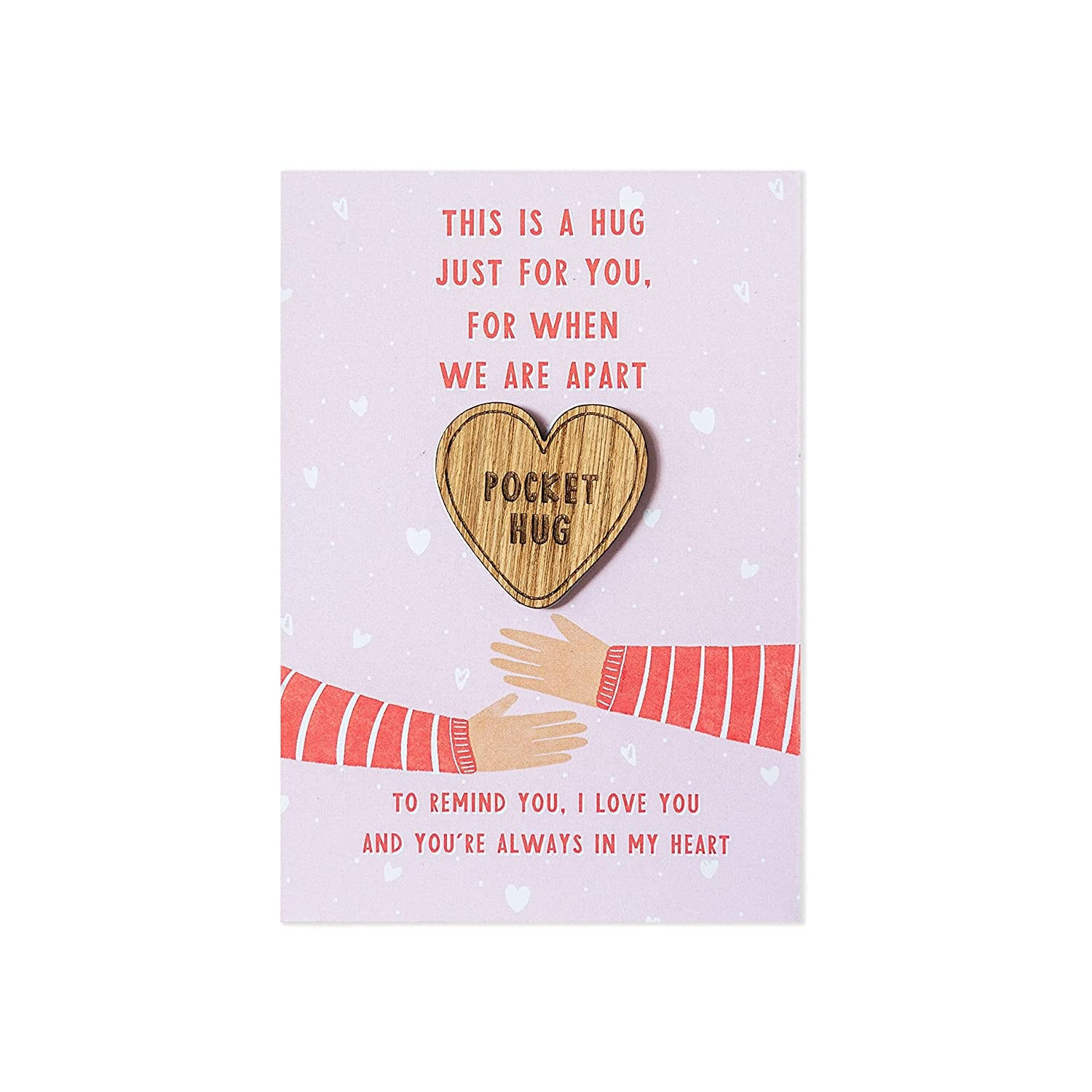 Treasured Moments: A Mini Wooden Heart Keepsake Hug