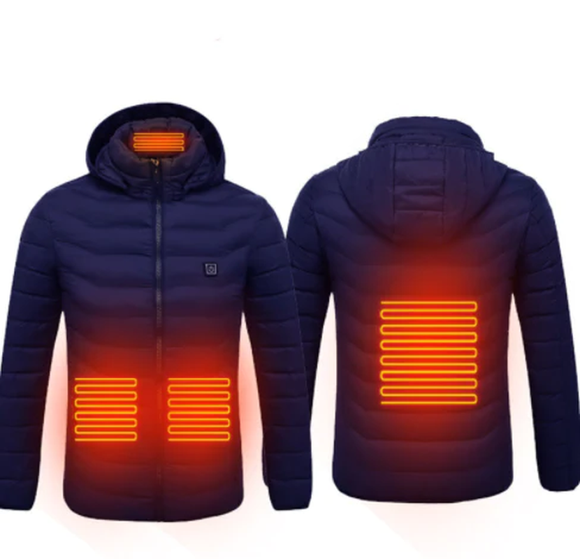 Thumbnail: New Heated Jacket Coat USB Electric Jacket Cotton Coat Heater Thermal Clothing