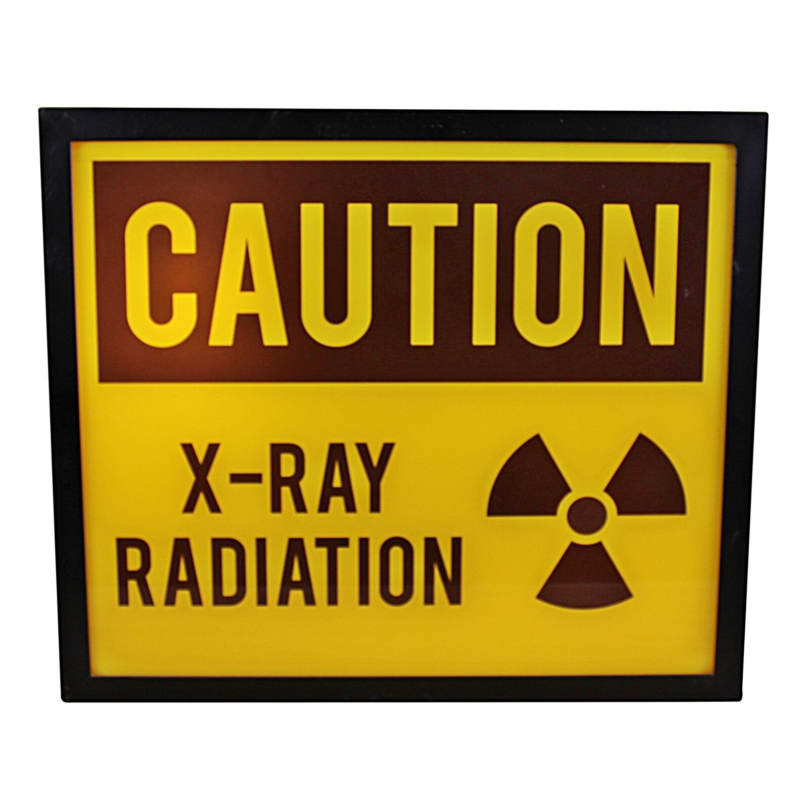 Decorative Lightbox, Caution X-Ray Radiation Shipping furniture UK