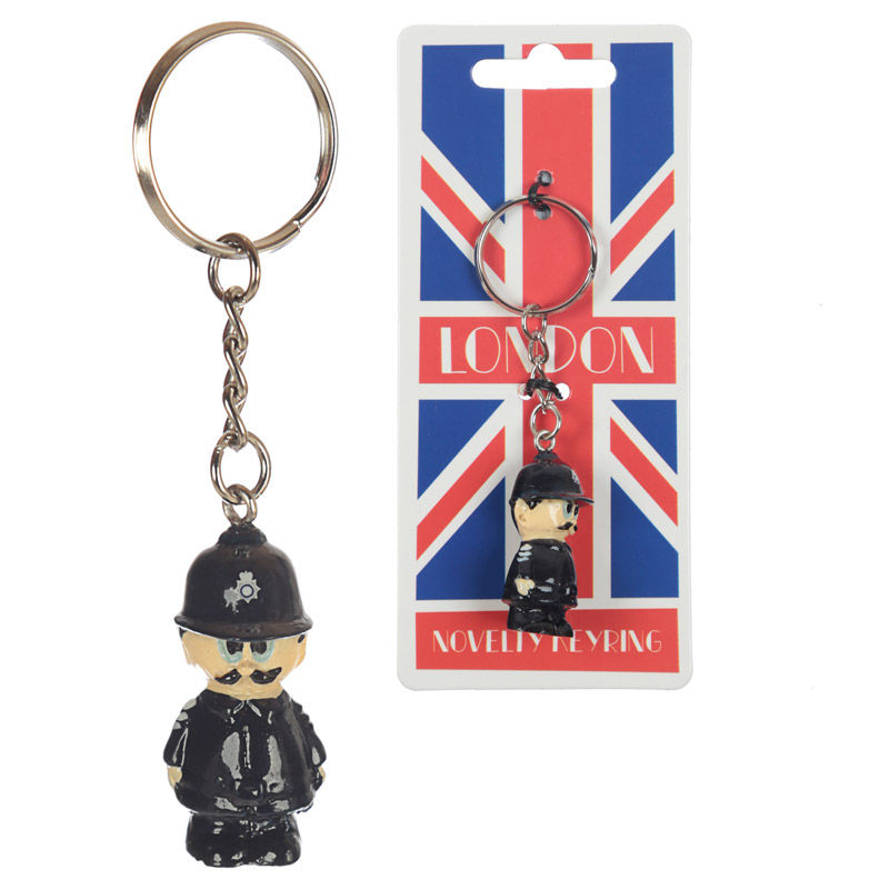 Fun Novelty London Policeman Keyring Novelty Gift