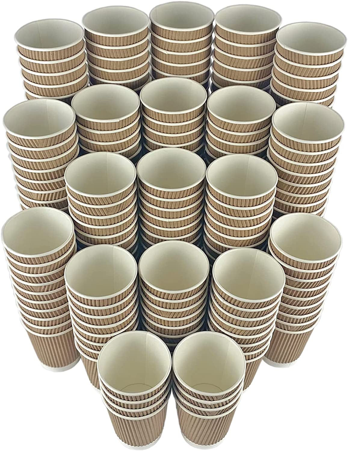 Ripple Kraft Paper Cups: Perfect for Hot and Cold Drinks in Bulk