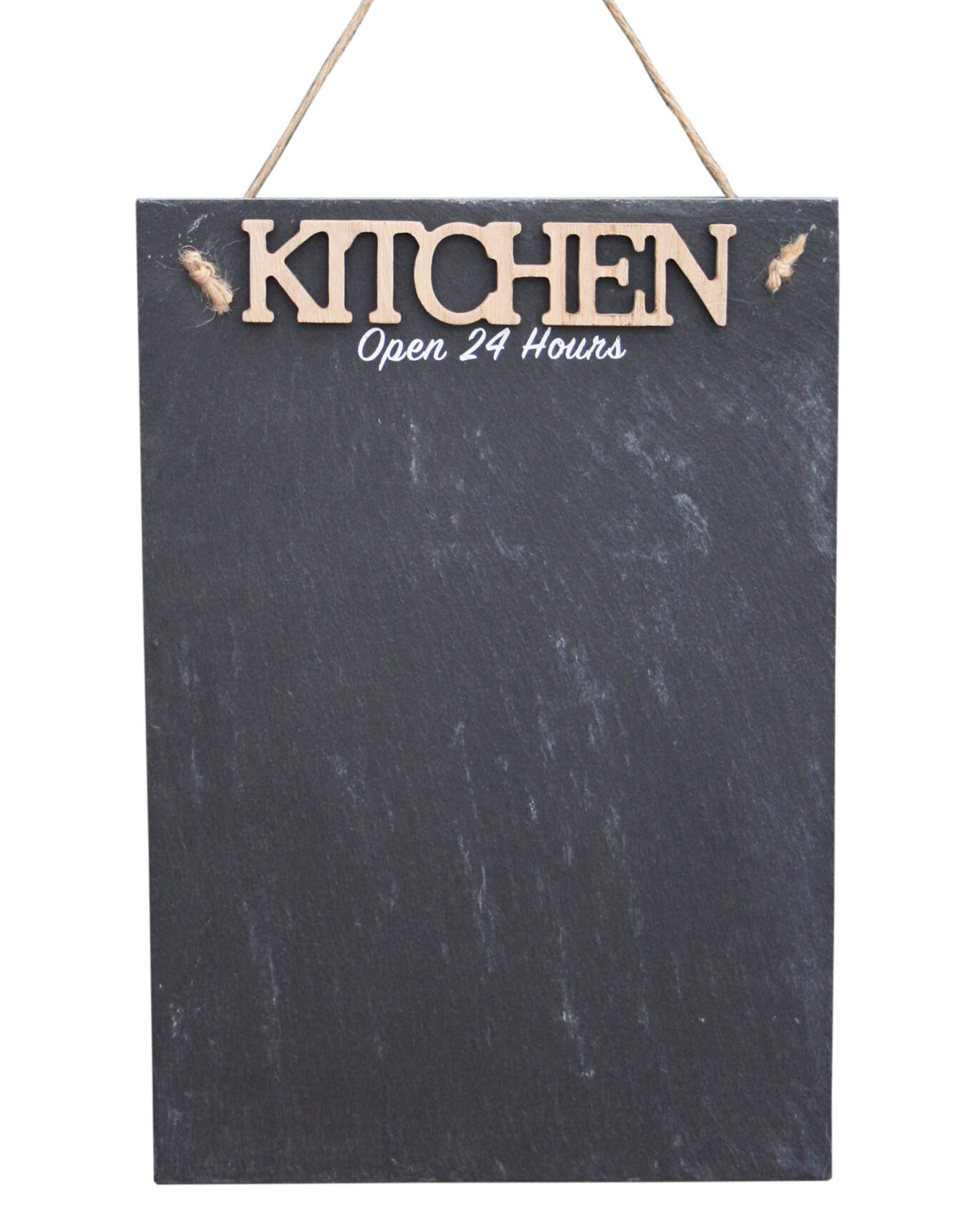 Hanging Slate Chalkboard Plaque - Kitchen Shipping furniture UK